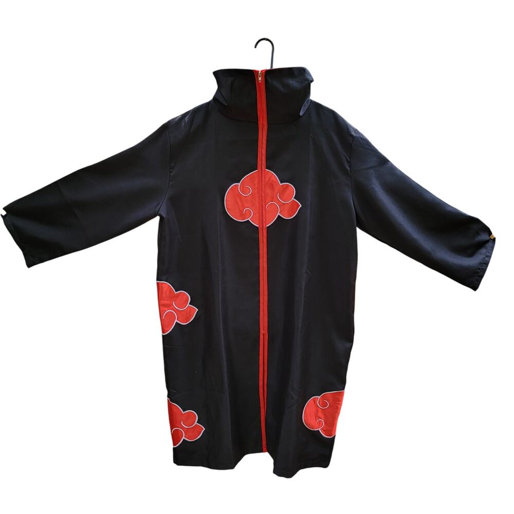 Naruto Shippuden Akatsuki Character Cosplay Cloak w/ Zipper Closure - Size XL